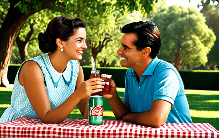Nostalgic Refreshment**

"A vintage-style advertisement for a popular soda, reminiscent of a classic Spanish ad from the 1980s. The ad features a family enjoying the soda at a summer picnic in a park in Seville, fully clothed in era-appropriate, modest clothing. Soft, warm lighting. Safe for work, appropriate content, professional, family-friendly, perfect anatomy, correct proportions, natural pose, well-formed hands, proper finger count, natural body proportions, high quality."

**