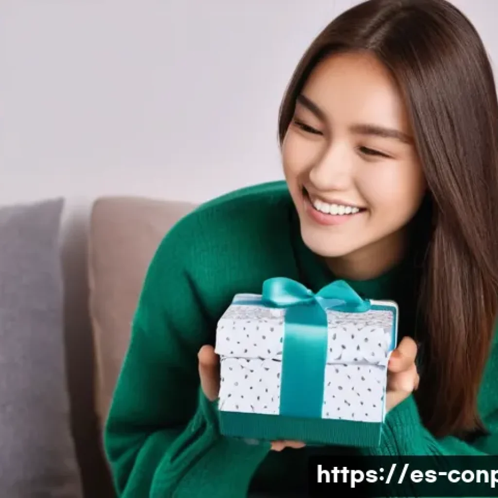 감정적 요소를 활용한 판매 촉진 전략 - **Prompt 1: The Joy of a Thoughtful Unboxing Experience**
    A young woman in her early twenties, w...