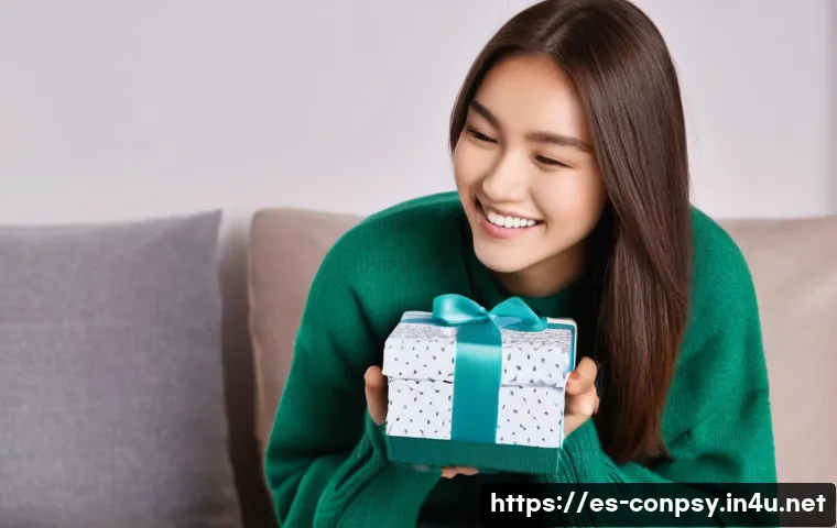 감정적 요소를 활용한 판매 촉진 전략 - **Prompt 1: The Joy of a Thoughtful Unboxing Experience**
    A young woman in her early twenties, w...